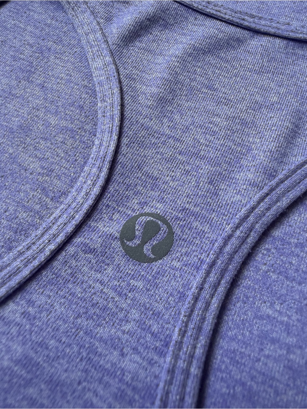 lululemon athletica Heathered Purple Racerback Tank Top
